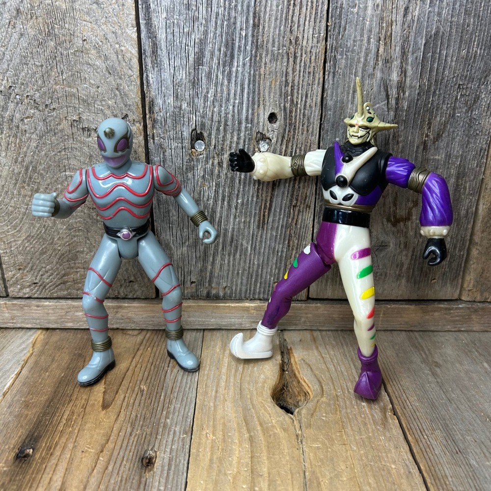 Bandai 2001 Power Rangers Wild Force Putrid & Jindrax Action Figure 5" Movement